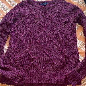 Burgundy American Eagle Sweater